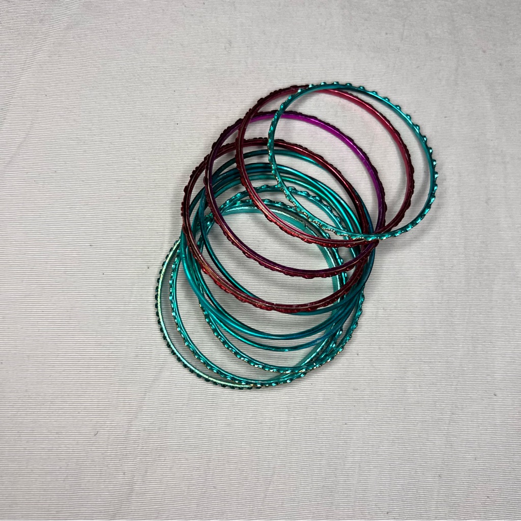 11 Colored Bangles
